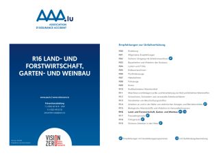 R16 Land- und Forstwirtschaft, Garten- und Weinbau