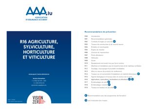 R16 Agriculture, sylviculture, horticulture et viticulture