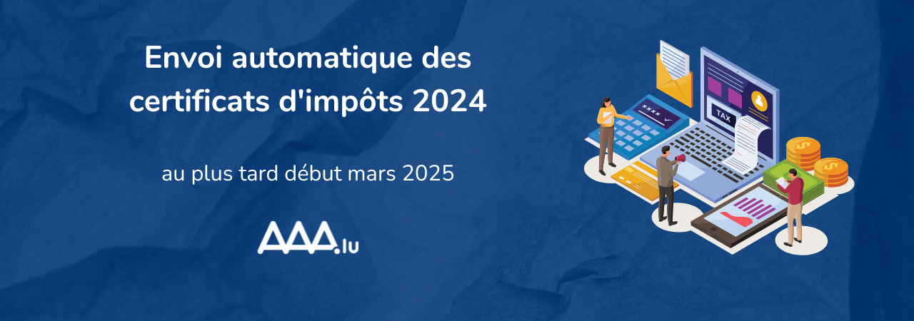 Certificats d'impôt 2024 FR